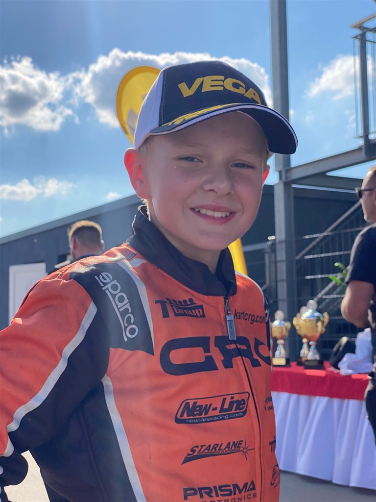 Marc Alexander Reistrup, 2024 Deutsche Kart Meisterschaft (DKM), 3. plads i rookie-sæson.
(Foto: Team Alexander)
